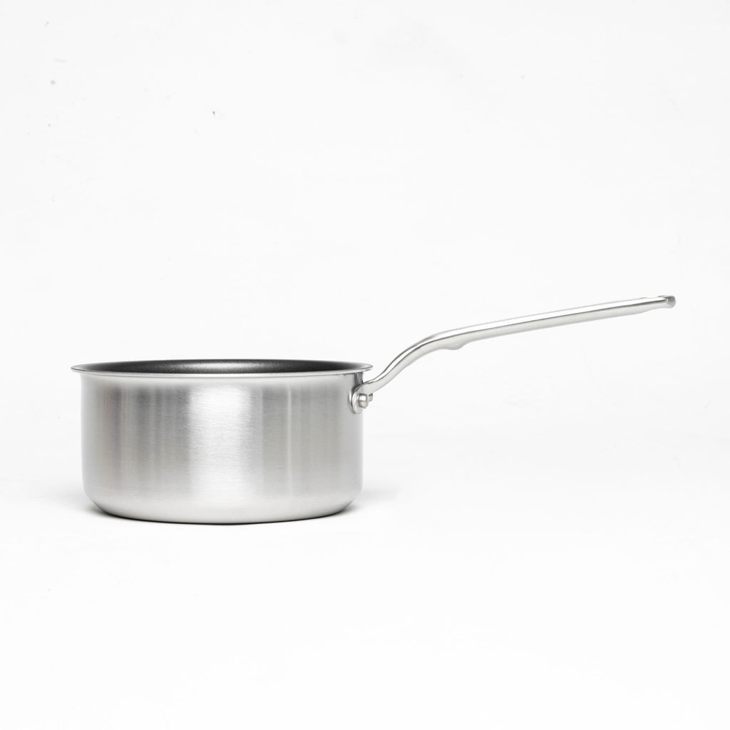 Stainless Steel Cookware 3 Quart Sauce Pot with Lid